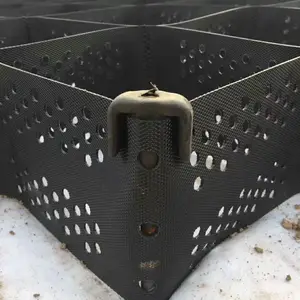厂家现货土工格室 打孔压花格室 路基使用土工格室