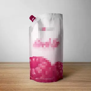 豆浆果冻吸嘴袋 便携式涂抹面膜袋 一次性豆浆牛奶中药包装袋