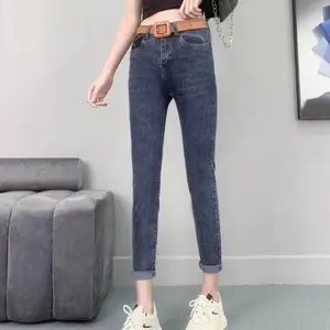 广州***2023女士小脚春款牛仔裤