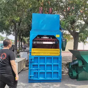 门板加固新款液压打包机 60吨加固型废纸打捆机 皮鞋下脚料压包机