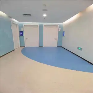 PVC地胶卷材 医院办公室塑胶地板 同质透心地胶