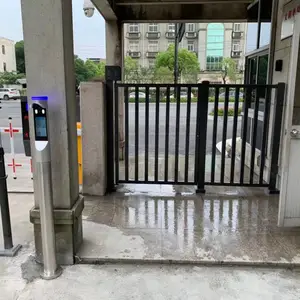 深圳人脸识别门禁广告栅栏门厂家安装调试
