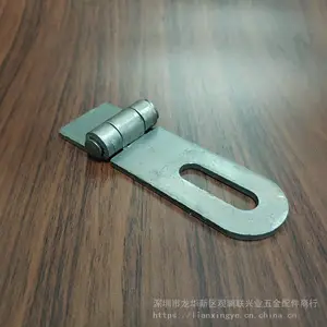 门扣 锁扣 带锁孔铁皮柜配件 焊接门耳 蝶形平开合页