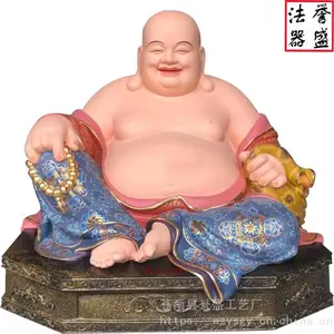 誉盛工艺弥勒佛弥勒佛菩萨 纯铜佛像 玻璃钢佛像