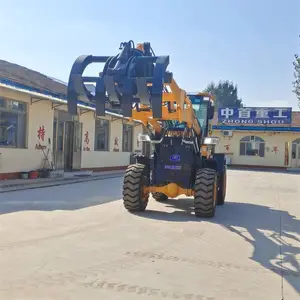 伐树用加长臂旋转抓子车卸料高度4米图片