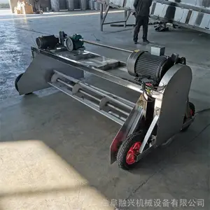 酒糟降温打茬机 酒曲翻料机 小型两相电加曲搅拌机 粮食酒糟搅拌混合机 润粮机融兴