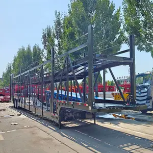 10位轿运车 车辆运输半挂车 出口半挂车 低平板半挂车 大件运输