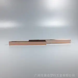 D50D60各种长度电镀土豪金软管夹尾***优质银色钻石盖配套尾夹子