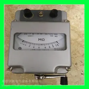 ���ֶ��ñ�ָ��ҡ��1000V��ŷ����Ե�����