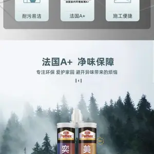 汉高百得(pattex)奕彩美缝剂通用款家装填缝美缝防潮0级防霉绿色环保