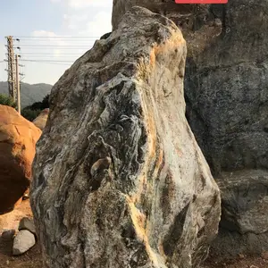 供应漳州 大型黄蜡石 点缀黄蜡石 奇石景观石