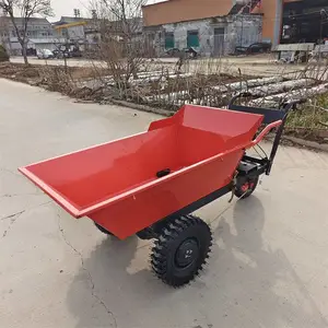 新款汽油手推车 短途运输爬坡搬运车 果园种植翻斗车