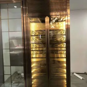 不锈钢酒柜恒温不锈钢酒柜不锈钢红酒架装饰柜衣柜展示柜定制
