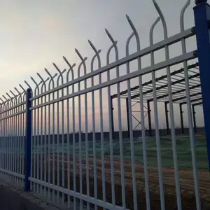 锌钢院墙围栏护栏防护网厂区公司企业围墙专用铁栅栏杆防爬网