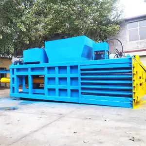 佰晟秸秆稻草打包机 废纸废品纸箱打包机卧式液压废纸打捆机