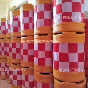 厦门防撞桶 圆柱型加厚 分流桶路面交通隔离墩防撞桶