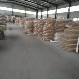 供应聚氨酯TPU钢丝通风软管 PU吸尘管机械配套钢丝管聚氨酯钢丝管