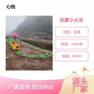 心悦商场景区游乐项目坑爹坑妈轨道小火车B型款钢管加厚支架加粗