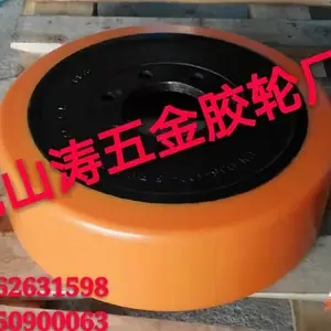 高耐磨,耐冲压,耐撕裂,不脱胶,不掉块,永恒力ETV114电动叉车驱动轮343x114
