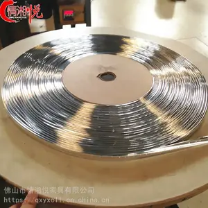 情湘悦厂家定制电镀色线条 门芯板装饰线 家具装饰胶条 金色银色包边条