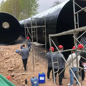 圆形钢波纹管涵源头供货 矿井通风镀锌波纹涵管服务周到