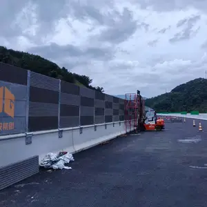 ECP声屏障 轻质高强水泥隔声板 ECP粗细纹板 ECP吸音板 ECP挤出水泥板