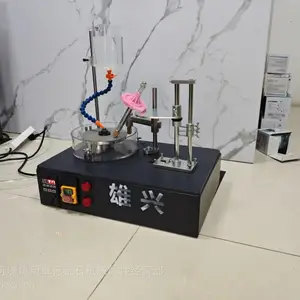 雄兴永磁同步电机宝石刻面机,可调速实现***研磨与抛光