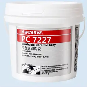 厂家现货乐雕PC7227 LOCARVE PC7227灰色涂刷陶瓷 耐磨涂层 泵壳修复专用