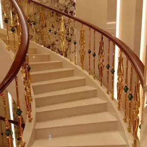 ƽ��ɽŷʽ��ɫ��ͭ¥�ݻ��� ����װ�޷糱