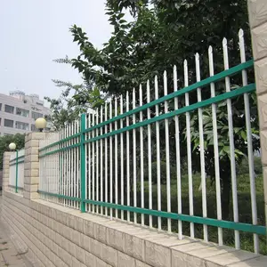 南宁锌钢护栏围栏厂家定制厂区锌钢围墙护栏铁艺栅栏