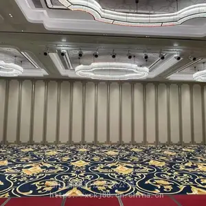 酒店隔断 宴会厅隔断 会议厅隔音折叠隔断屏风 超高型铝合金隔断屏风