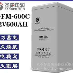 圣阳蓄电池GFM-600C 2V600AH直流屏 UPS电源 通信基站 机房储能配套