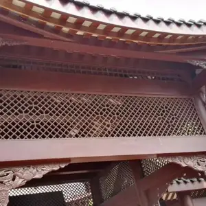 博古架厂家实木雕花挂件茶楼装修中式隔断