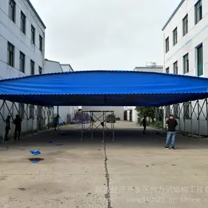 户外排挡雨棚厂家上门安装天津推拉雨篷雨棚价格