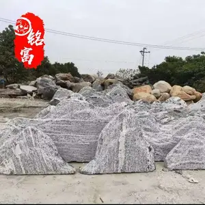 广东泰山石切片产地 泰山石可加工定制 雪浪石切片案例图