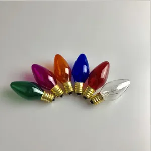 厂家直销 圣诞小夜灯 C7彩色小灯泡