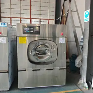 全自动工业洗衣机 蒸汽电加热水洗机 大容量不锈钢桶