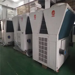 租赁风冷热泵CXAJ1305B特灵130模块风冷模块热泵机 特灵模块式风冷热泵 拆除工厂回收制冷设备