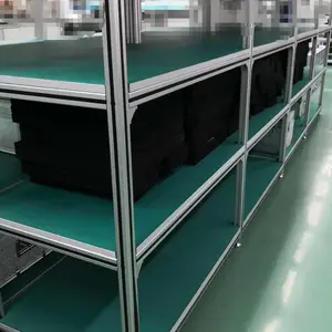 铝型材工 作台 钣金.工作台 亚克力铝型材防护罩 铝型材切铣钻加工