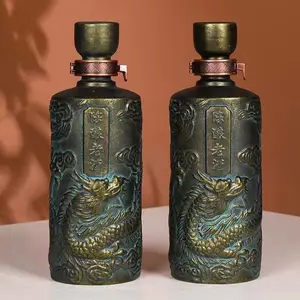 �ִ�ϸ���ܷ��մɾ�ƿ1��750ml ����ͼװ�ξƹ޴����