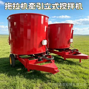 秸秆粮食TMR搅拌机 固定式饲料混合机 养殖场牧场拌料机