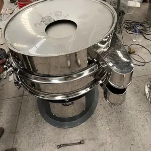 砂石分级振动筛筛机化工粉末筛分圆筛酱油化工食品过滤筛机