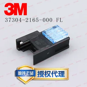 3M原装进口MINI小型夹式 37304-2165-000 FL连接器0.3-0.5mm 蓝色