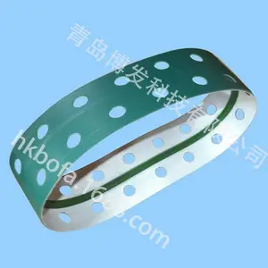 工业打孔皮带 绿色PVC传动带 多种规格 批发订制 直条纹同步带