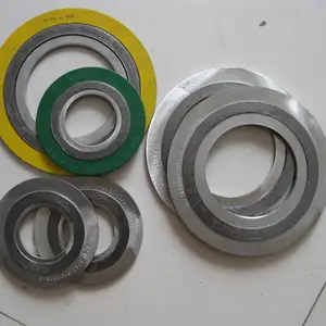 金属缠绕垫片 内外环金属缠绕垫 304/316密封垫片