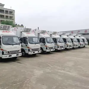 江淮骏铃V5 冷冻食品厢式货车 冷藏运输车 国六蓝牌不超重