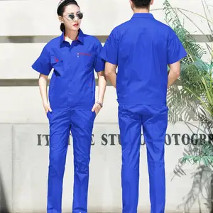 池州定制工作服-定做工作服厂家-夏季全棉透气排汗舒适-楚业制衣