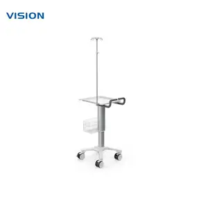 带伸缩挂杆储物网篮输液泵推车 VISION HR|护理专用 支持OEM/ODM定制