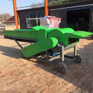 多功能青贮铡草机 牧草青储揉搓机 碎草机 大型秸秆揉丝机