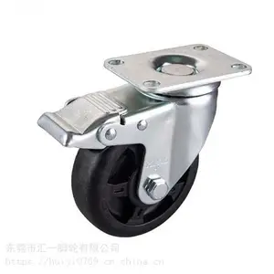 4寸耐高温万向轮厂家直销 中型4寸万向耐温250度尼龙脚轮